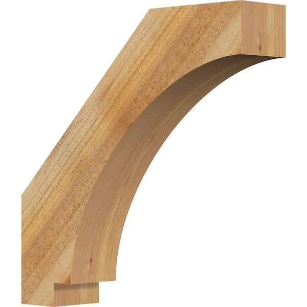 Ekena Millwork 4"W x 18"D x 18"H Imperial Rough Sawn Knee Brace, Western Red Cedar BRC04X18X18IMP00RWR - main